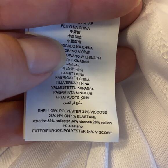 Michael Kors White Smocked Dress Medium NWT $135 - Picture 3 of 3